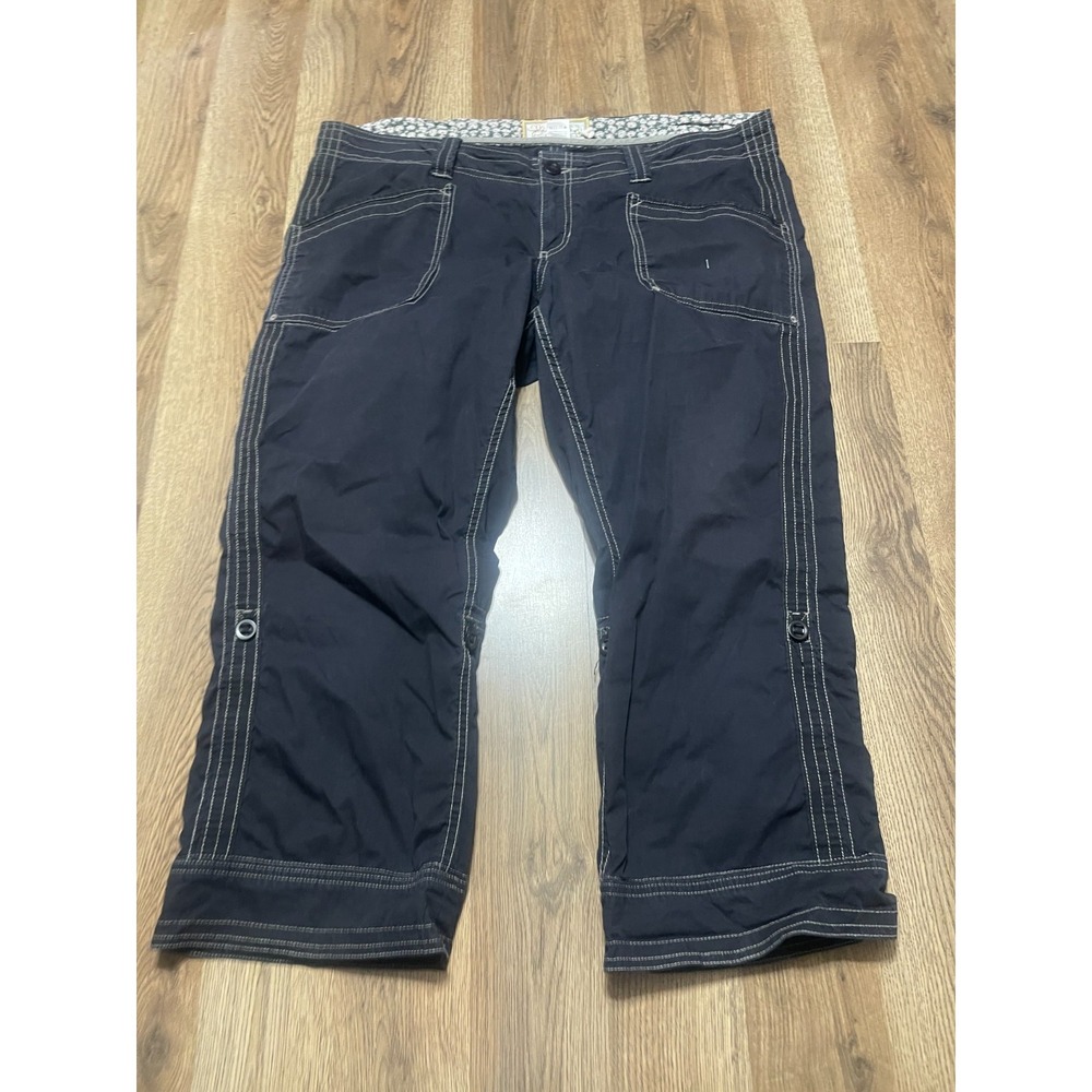 Aventure Pants, Women's Size 16, Black , Straight Leg, Ankle, Pockets